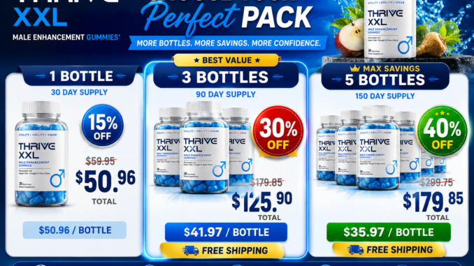 ThriveXXL Male Enhancement Gummies 