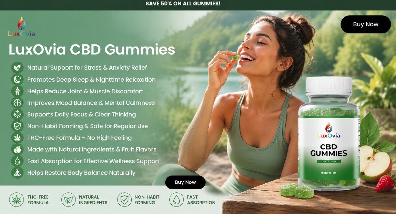 Luxovia CBD Gummies 