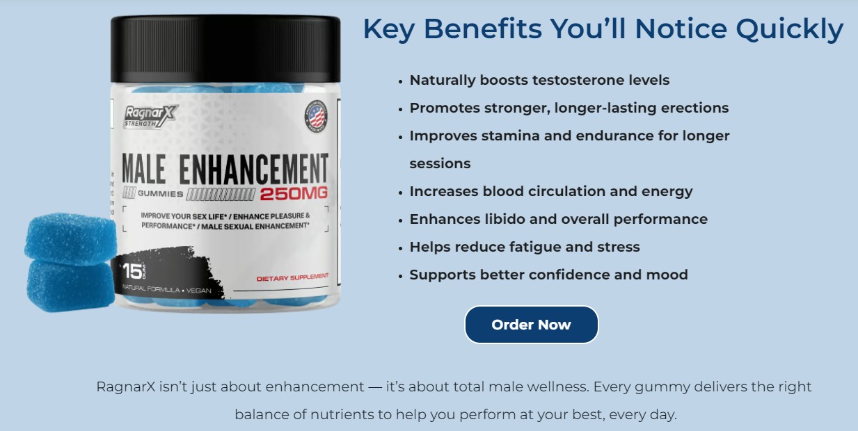 RagnarX Male Enhancement Gummies 
